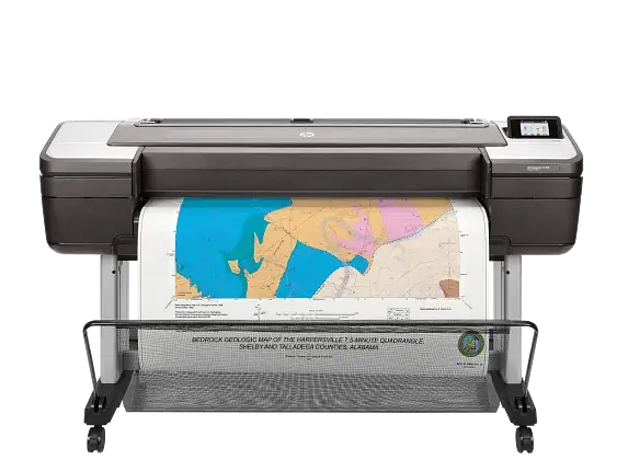HP Designjet T1700dr PostScript Inkjet Large Format Printer - 44" Print Width - Color - Image 3
